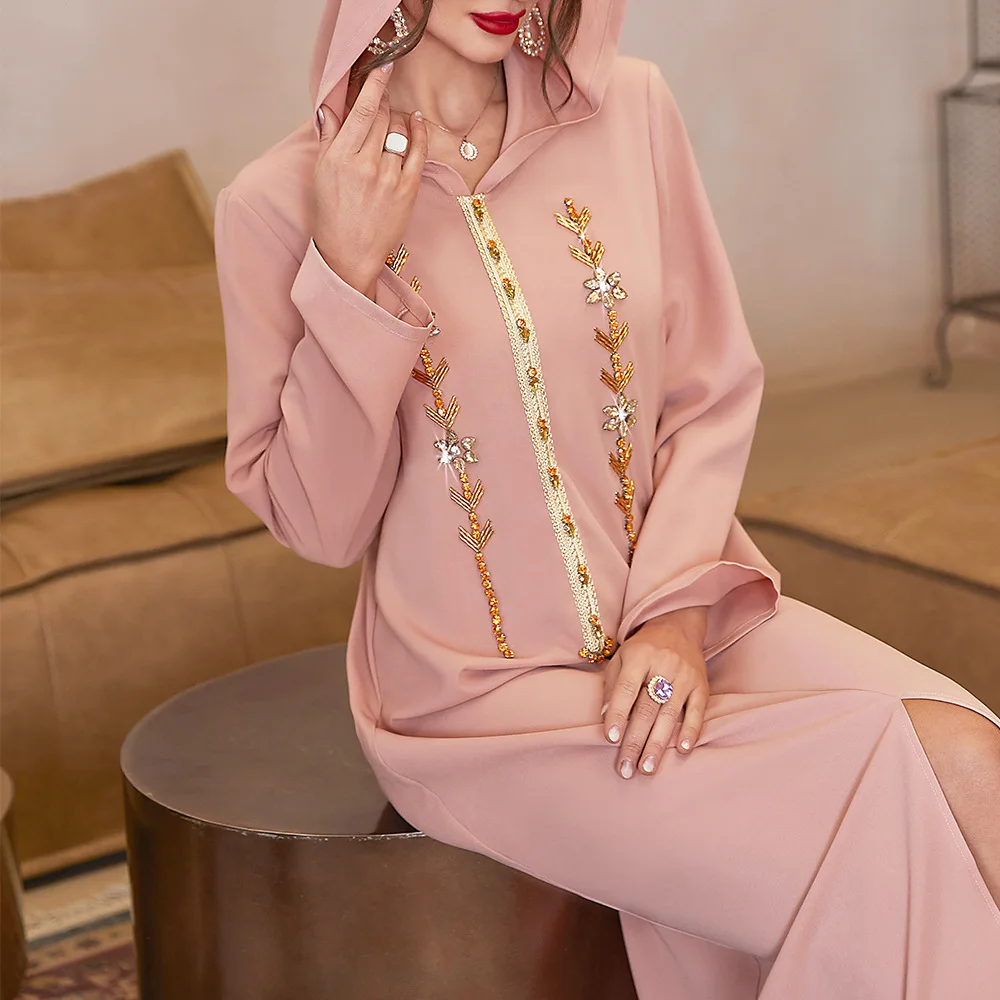 Ramadan Eid Mubarak Abaya Dubai Islam Arabic Muslim Dress Kaftans Turkey Dresses for Women Caftan Robe De Soiree Djellaba Femme
