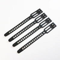 8x120mm trapezoidal nylon cable releasable plastic wire zip ties set industrial supply fasteners black color