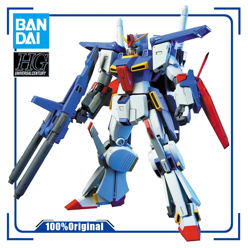 

Пластиковая модель BANDAI HGUC 1/144 MSZ-010 ZZ GUNDAM ZZ в сборе, набор экшн-игрушек, фигурки аниме, подарок