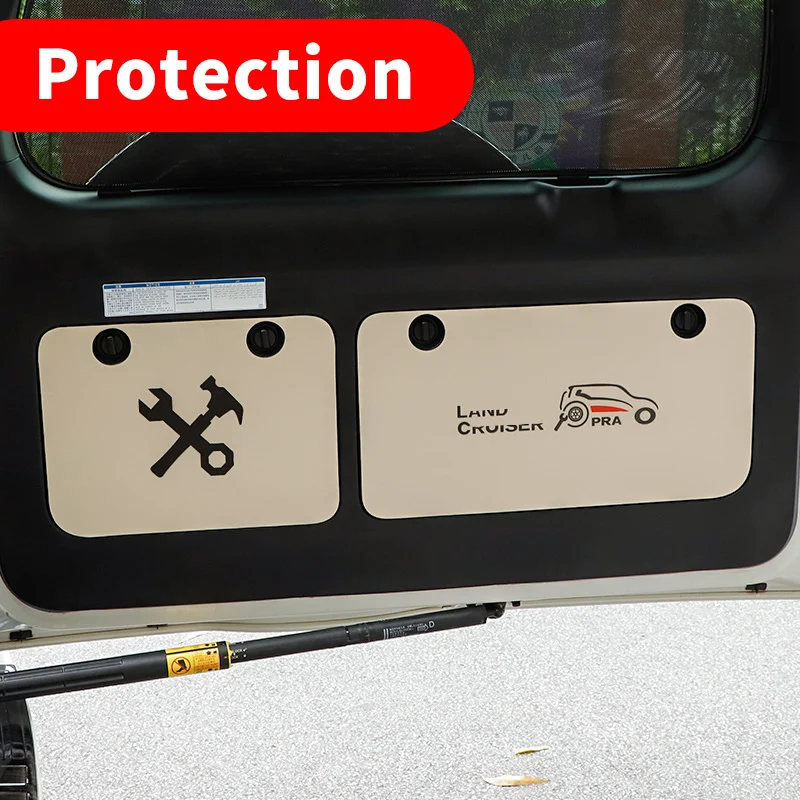 Для тойота ленд крузер прадо 150 ящик для хранения задних ворот наклейка против