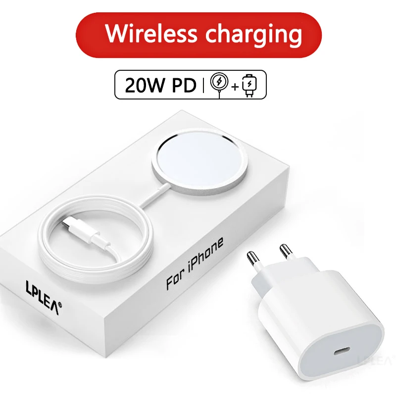 

Беспроводное зарядное устройство 2 в 1, 20 Вт для iPhone 11 12 13 14 Pro Max Mini XS Airpods USB Type C, индукционное зарядное устройство для быстрой зарядки