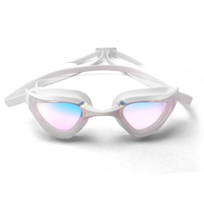 

Профессиональные плавательные очки, плавательные очки для взрослых с защитой от УФ-излучения, водонепроницаемые регулируемые силиконовые очки для плавания