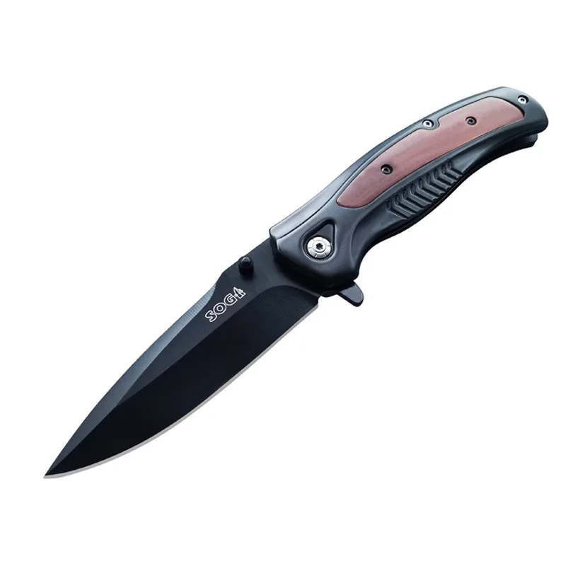 Outdoor Self-defense Portable Knife High Hardness Sharp Fruit Camping Tactical Bearing Folding Men's Hunting