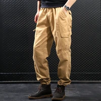 cargo pants men multi pocket outdoor camouflage pants cotton overalls long pants streetwear men