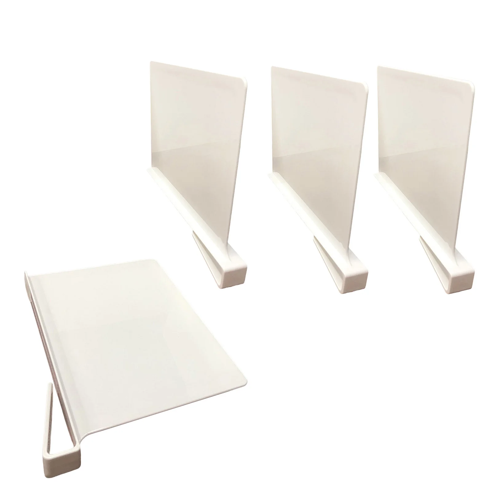 

Bookshelf Baffle Stand Organizer Lightweight Takes Up Little Space for Bookcase Bookshelf Collection