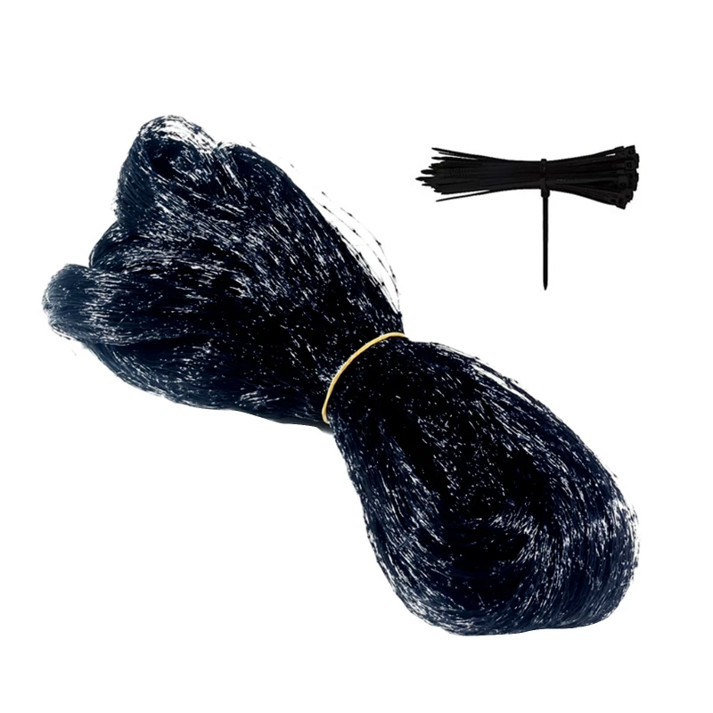 

Сетка для защиты от птиц, садовая сетка, легкая и прочная полиэтиленовая защита для фермы