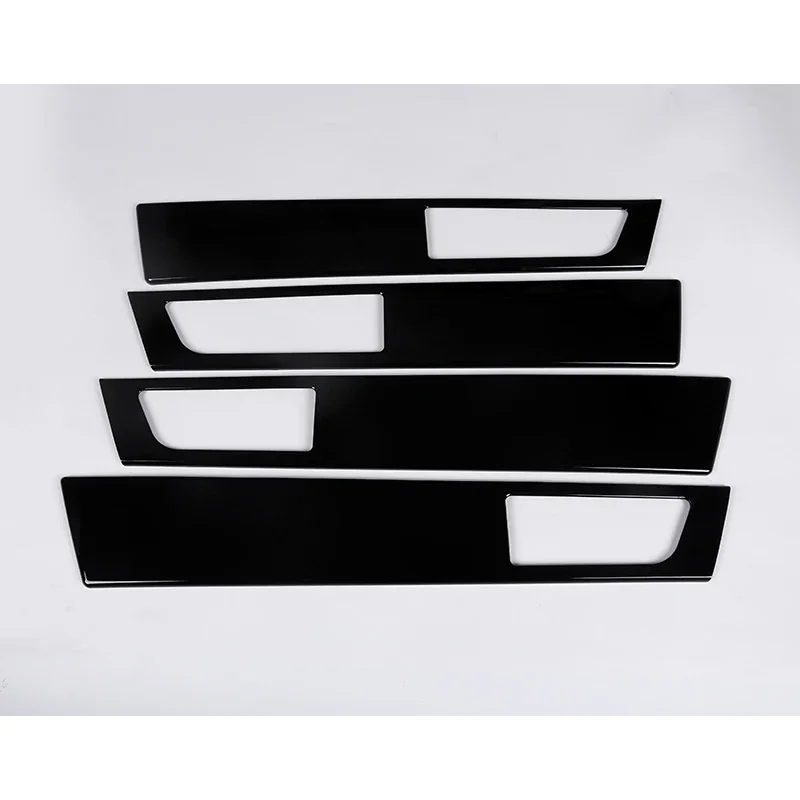 

Для Land Rover Discovery 4 LR4 2010-2016 ABS черный автомобильный внутренний дверной панель, накладка, наклейка, аксессуары для защиты салона автомобиля