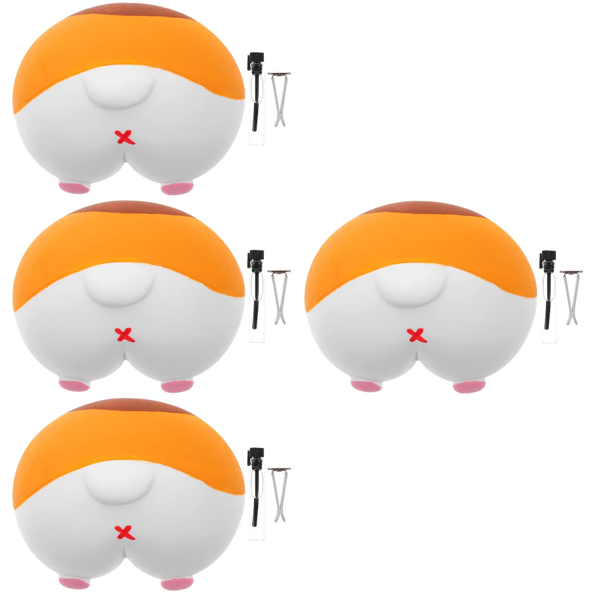 

4 Pack Diffuser Car Air Vent Clip Freshener Mini Essential Oils Aromatherapy Decoration Animals Ornament Decorative Clips