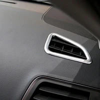 for subaru outback 2015 2016 air outlet decorative frame dashboard conditioning hole decorative strip sticker 2pcs