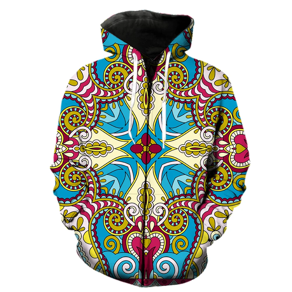 

Ukrainian Style Men's Zipper Hoodie Teens Fashion With Hood Jackets Oversized Spring Harajuku 3D Printed Tops Streetwear Funny
