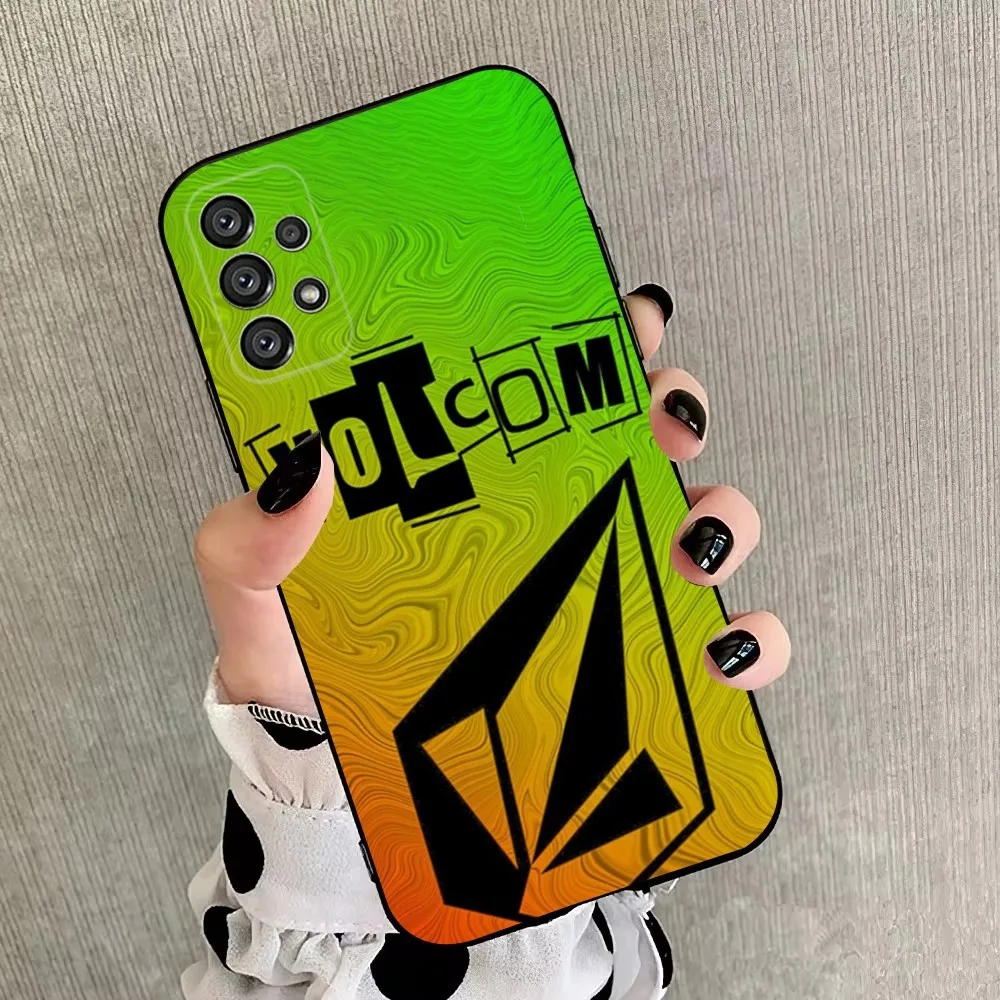 Модный V-Volcom спортивный Стильный чехол для телефона Samsung Galaxy A20 A21s A22 A31 A32 A52 A53 A72 73 A80