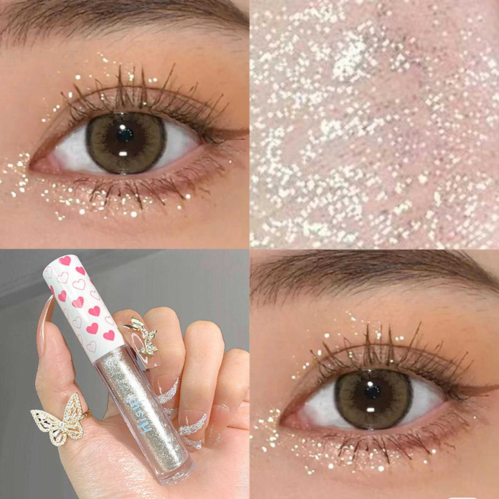 

1PC Shimmer And Shiny Waterproof Liquid Glitter Eyeliner Eyeshadow Makeup Metallic Eye Liner Pen Eye Beauty Party Makeup Tools