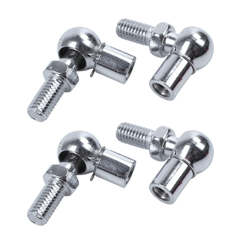 

Gas Strut M6 Female Thread 16Mm Ball Socket Dia Flat Bracket Mount 4Pcs