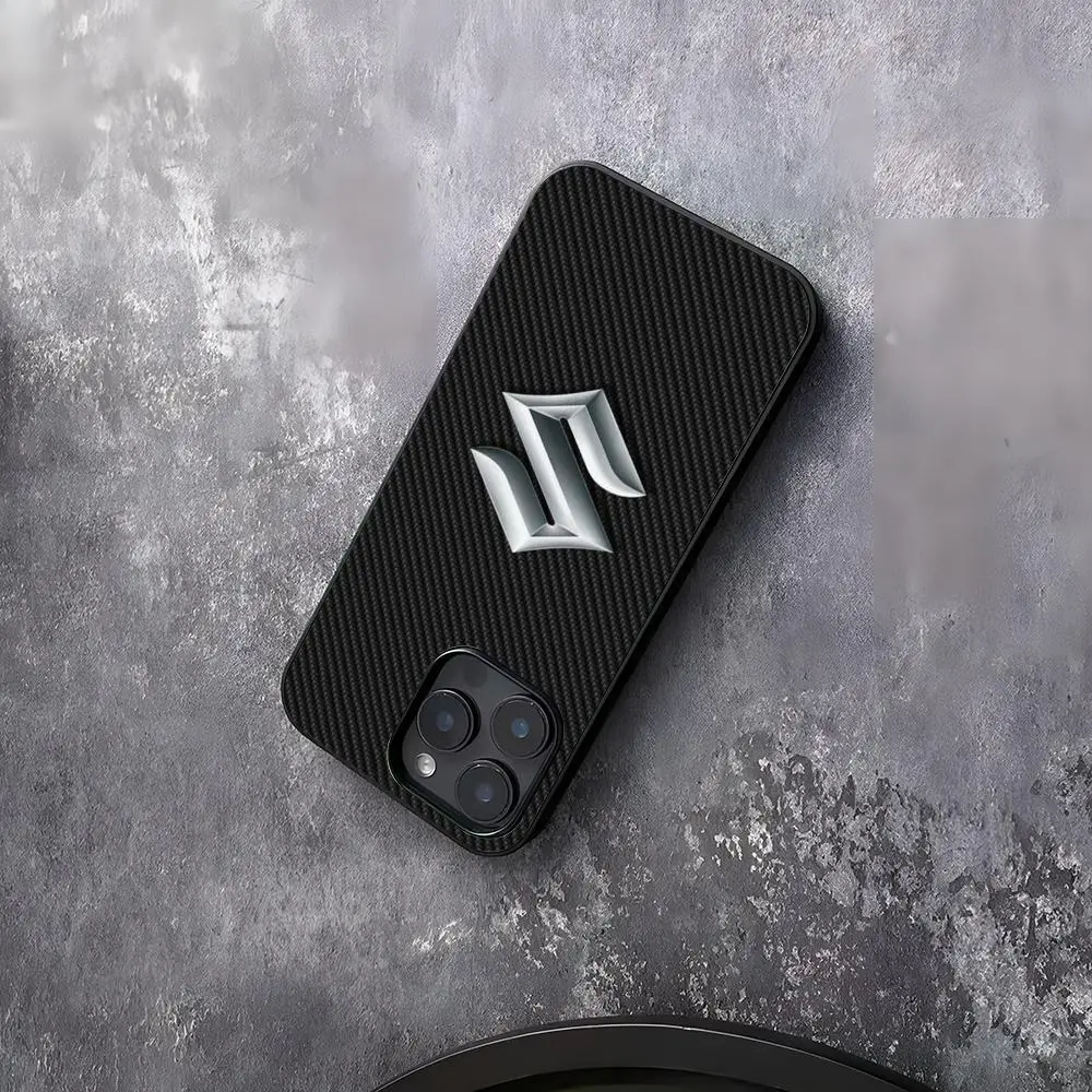 Фото Чехол для телефона SUZUKIes MOTOR L-LOGO для iPhone 17 Air 16 15 14 Plus 13 12 11 Pro Max, двухцветный, из твердого поликарбоната, модный защитный чехол №1