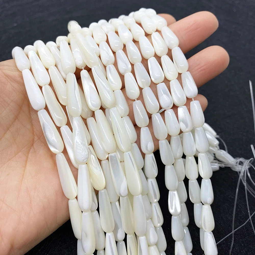 

Exquisite Drop Shape Natural Seawater Shell Beads 5-20mm Jewelry Charm Fashion Craft DIY Necklace Earrings Bracelet Accessories