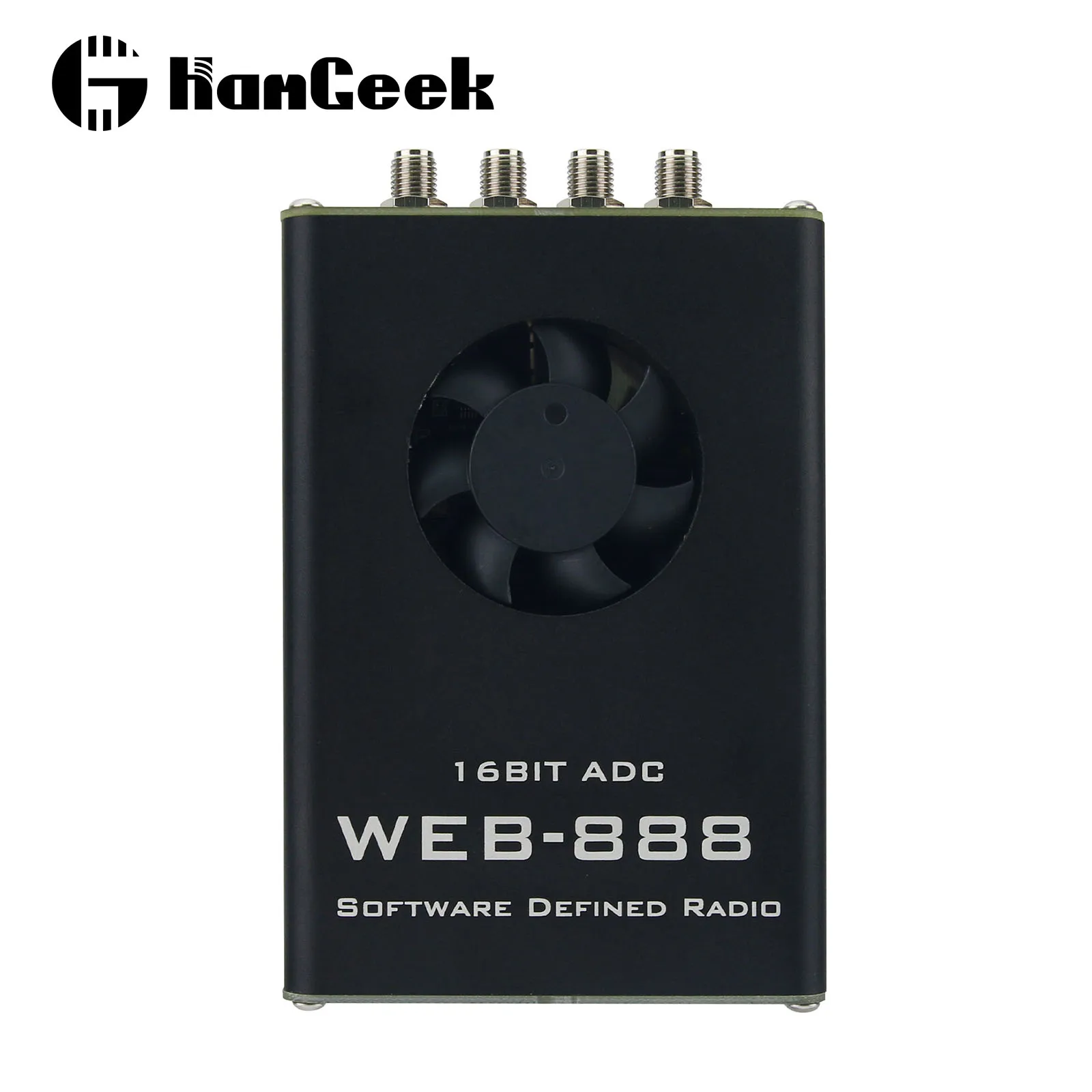Фото Программно-определяемый радиоприемник HamGeek WEB-888 SDR с 16-битным АЦП, полосой пропускания 62 МГц и модулем GPS для HF/VHF №1