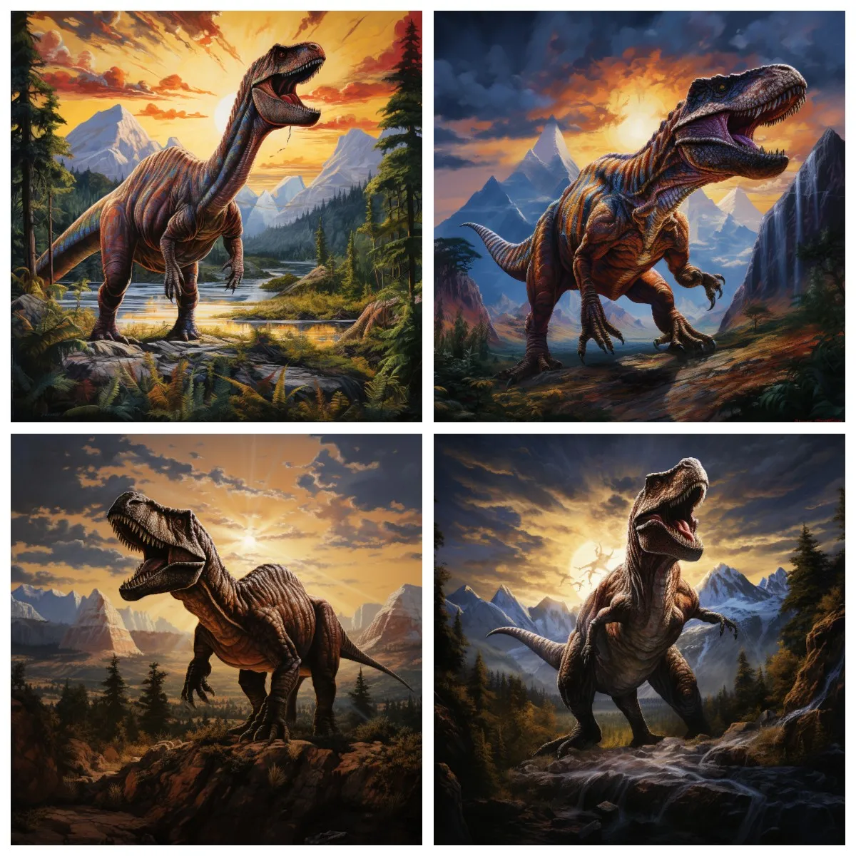 Набор для алмазной вышивки динозавр