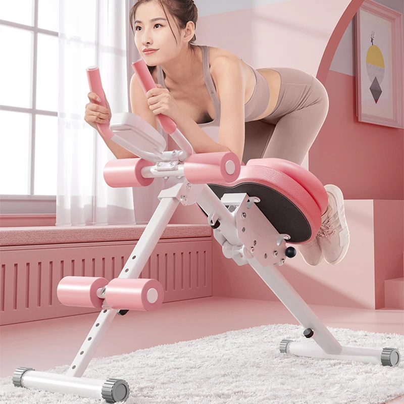 Home Abdominal Rolling Machine Sit-ups Pull Rope Exercise Abdominal Trainer Beautiful Waist And Hip Lift Equipment