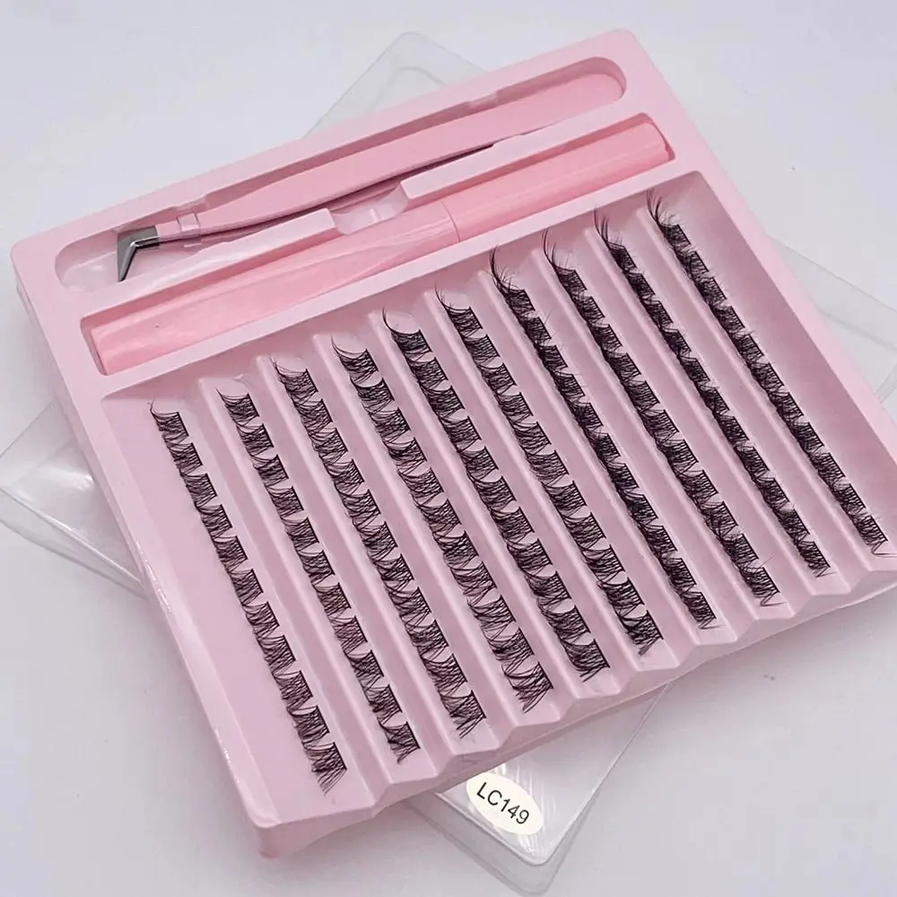 Накладные ресницы с клеем новинка смешанная длина самостоятельное нанесение