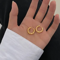 2022 earrings twist ear ring small stud earrings korean hoop earrings for women gold hoop earrings party jewelry birthday gift