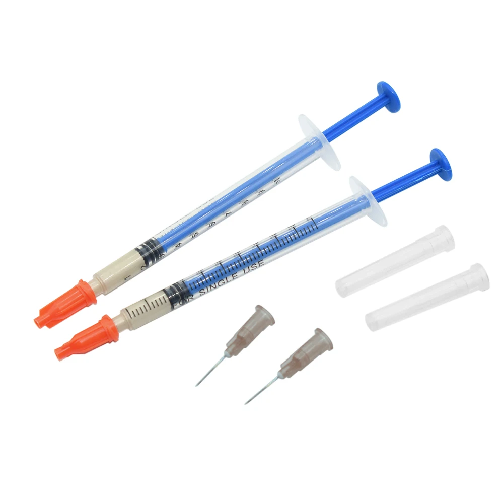 

6pcs 0.2ml 0.3ml 0.4ml Circuit Board Paste Wire PCB Rubber Repair Keyboard Laptop Silver Paint Conductive Adhesive Glue DIY