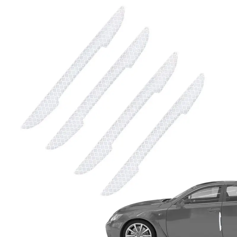 

4 шт., светоотражающие наклейки на автомобильные двери