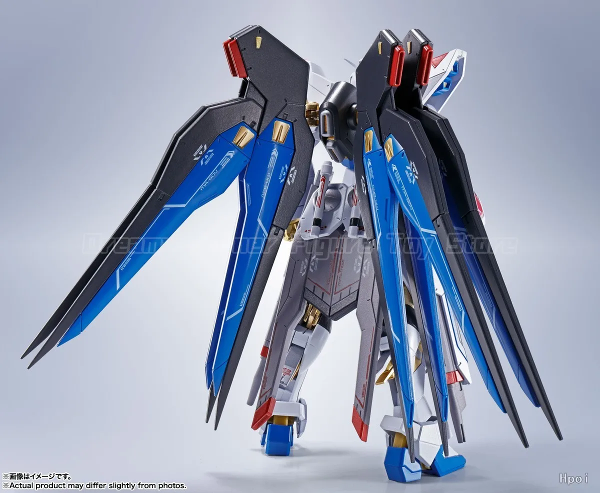 Фото 【В наличии】Оригинальный металлический робот BANDAI SPIRITS Damashii Kidou Senshi Gundam SEED Destiny ZGMF-X20A Strike Freedom Gundam Mecha №3