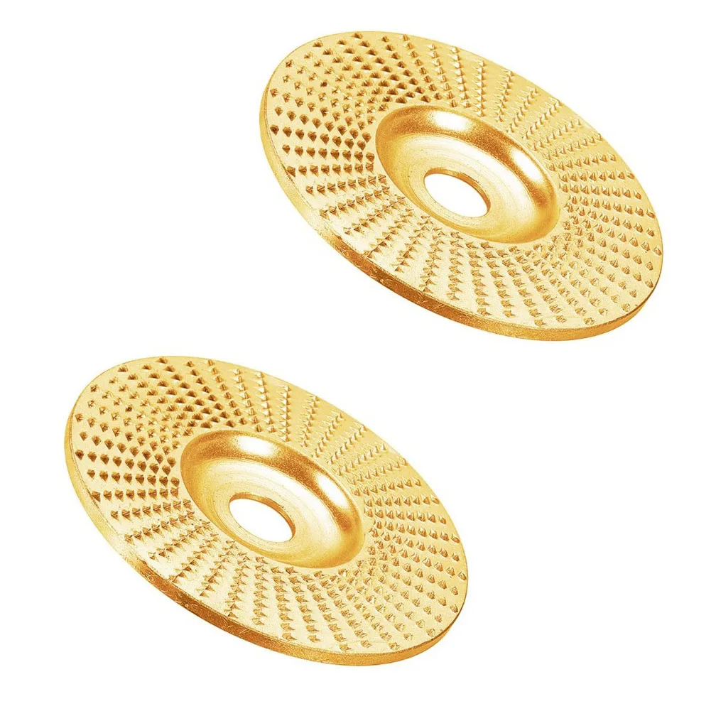 

2pcs 4 Inch 100mm Grinding Disc Cavring Dics Wood Shaping Grinder Wheel For Angle Grinder Grinding Carving Shaping Polishing