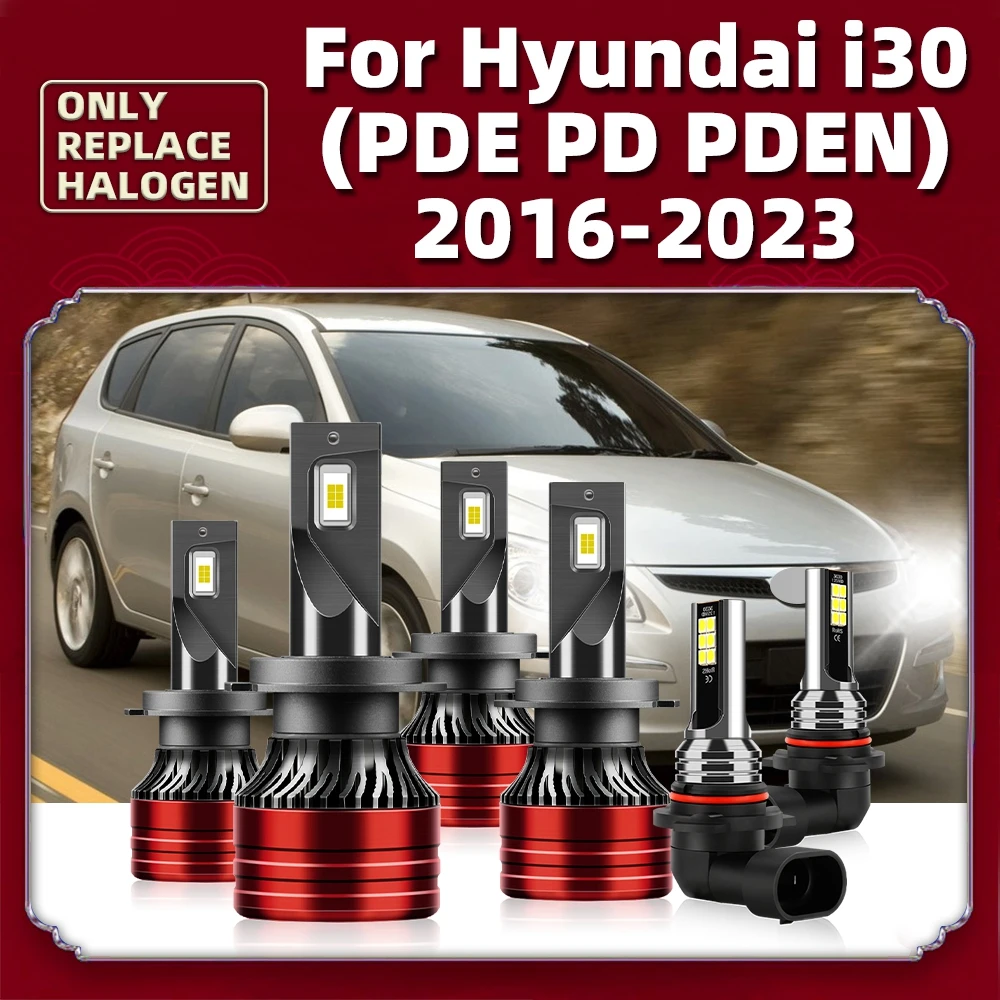 

Яркая лампа для автомобильных фар, 120 Вт, 2023 лм, 12 В, лампы для Hyundai i30 (PDE PD PDEN) 2022, 2021, 2020, 2019, 2018, 2017, 2016