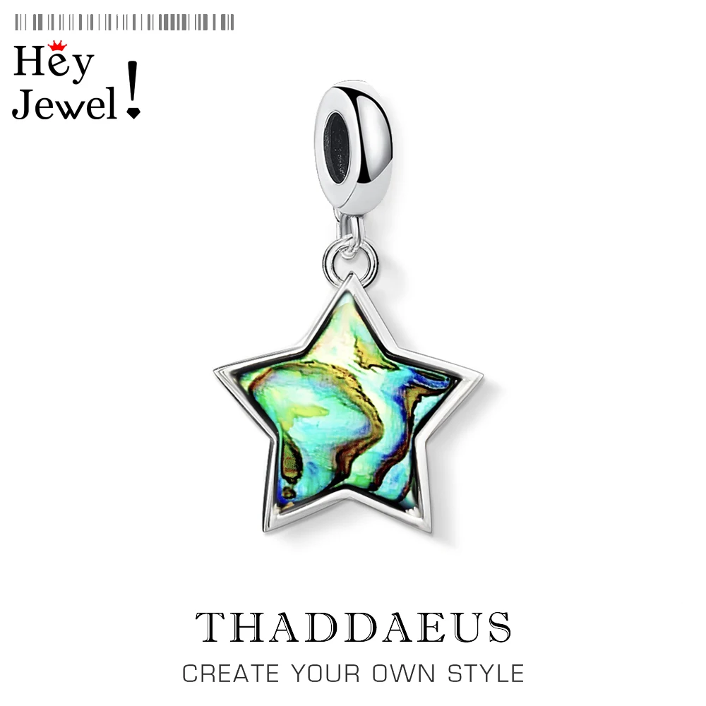 

Shell Star Charm Pendant Europe DIY Jewelry Findings Accessories 925 Sterling Silver Fashion Gift For Women