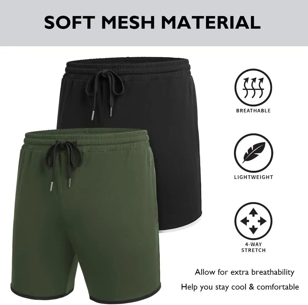 COOFANDY мужские шорты для тренировок в тренажерном зале спортивные бега 5-дюймовые