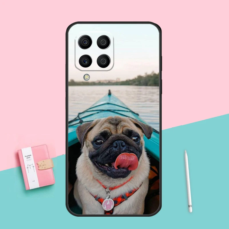 Чехол для телефона Pug Dog с французским бульдогом Samsung Galaxy M53 M33 M23 M13 M12 M22 M32 M52 M20 M14 M54