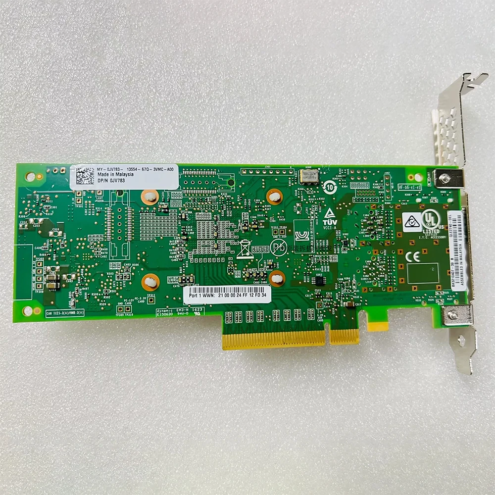 QLE2740-DEL для Qlogic 32GB FC PCIe однопортовая HBA волоконно-оптическая карта 0JV783