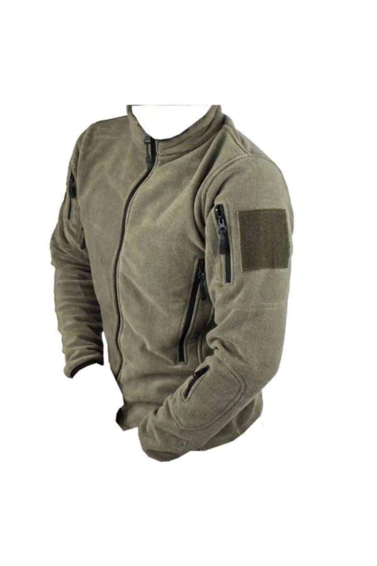 

5 pockets Military Tactical Fleece Coat Jacket Khaki Color