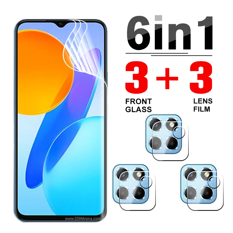 

Гидрогелевая пленка 6 в 1 для Honor X8 5G полное покрытие Передняя мягкая пленка для Honer xonor honar x 8 8x honor x8 6,5 ''защита для объектива камеры