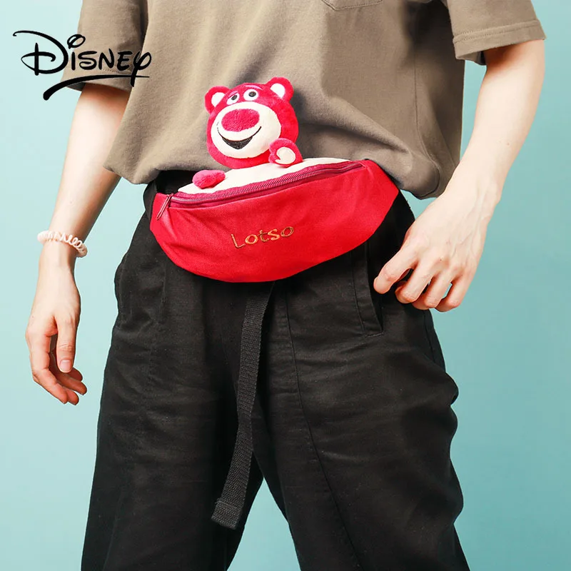 Disney's New Donald Duck Waist Bag Students' Versatile Fashion Chest Bag Men's and Women's Bag Single Shoulder Bag Messenger Bag