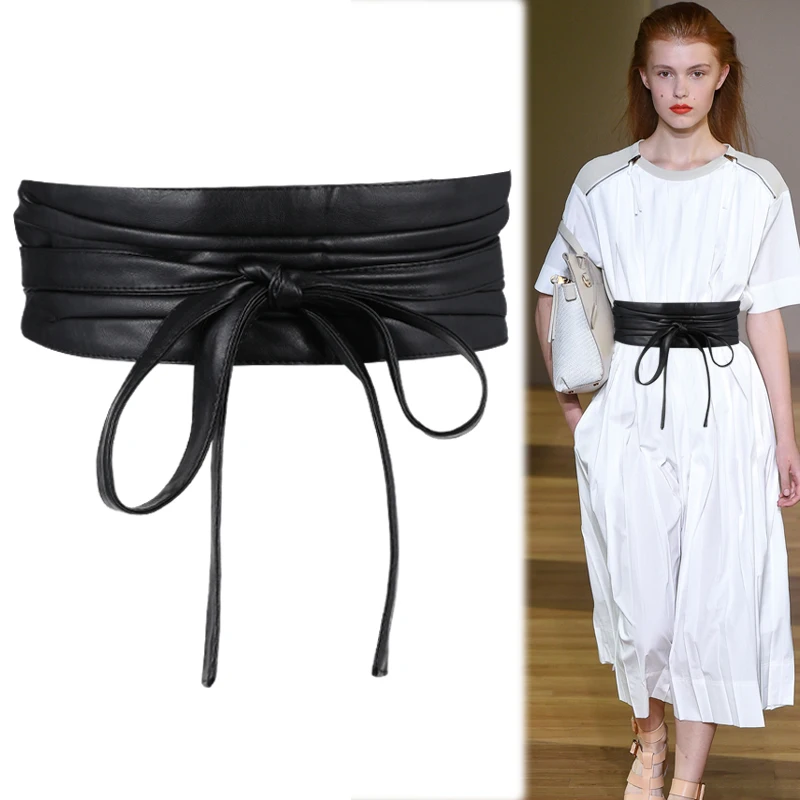 X6124 Lady Corset Belt Bandage Waistbelt Closure Women Skirt Belt Decoration Skirt Waistband Closure Versatile Belt Retro Girdle