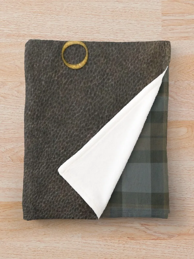 Кожаное и Клетчатое одеяло Outlander II покрывало для дивана пушистое большое