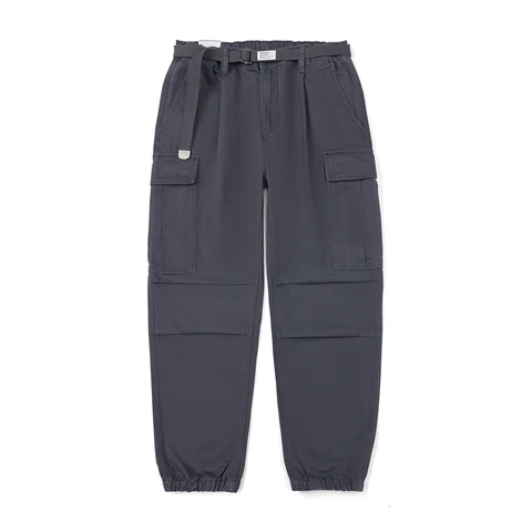 SIMWOOD 2024 Весенние новые свободные зауженные брюки карго мужские 100% хлопковые размера плюс брюки высокого качества