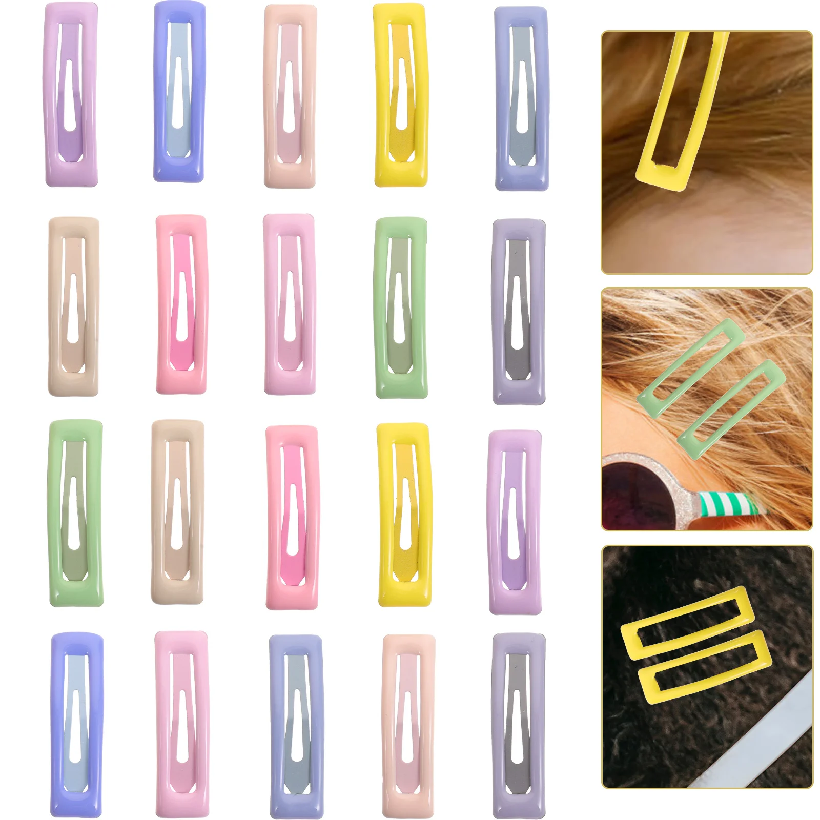 

Snap Clip Barrettes Oil Drop Hair Accessories Metal Clips Hairpin Headbands Little Girls