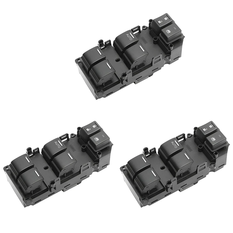 

3X Car Power Window Master Control Switch 35750-TB0-H01 Fit For Honda Accord 2008-2012