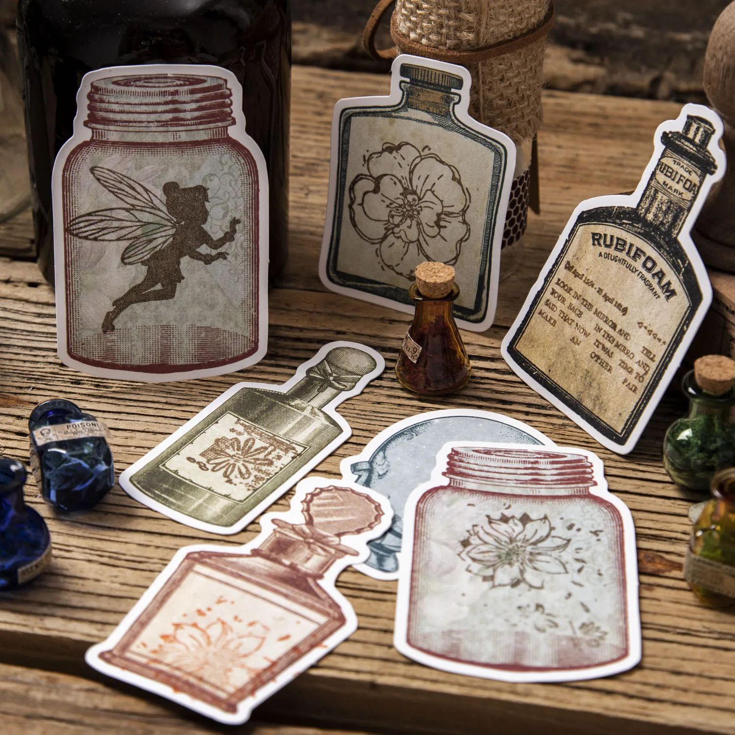 

40 шт., Классическая пустая бутылка для записей, бумага для рукоделия, дневник нежелательной почты, записей, коллаж для записей, материал для скрапбукинга, бумажный пакет