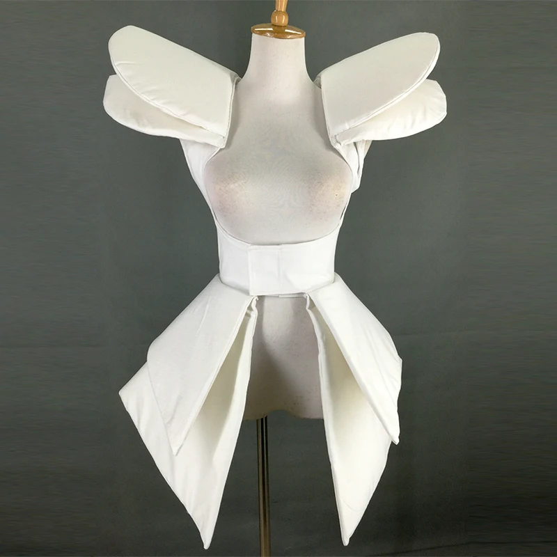 

Новый сексуальный танцевальный костюм Gogo для ночного клуба, женский и мужской костюм с большими летающими плечами, танцевальный костюм Dj Ds певица, одежда для выступлений и сцены