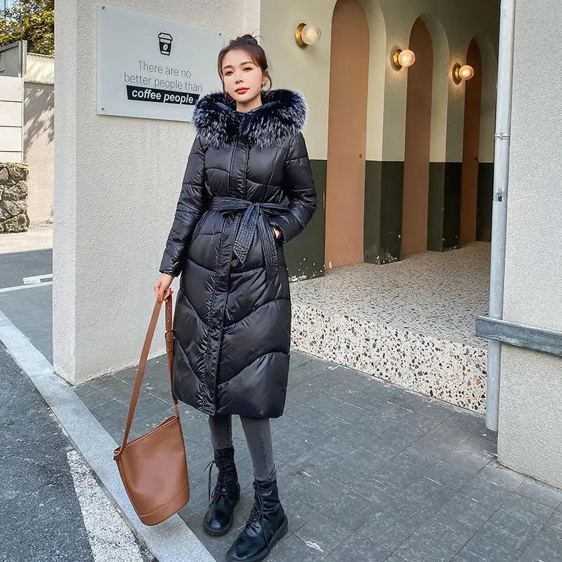 

Winter Women's Cold Coat Parkas Super Hot Coats Hooded Long Down Cotton Jacket Retro Cheap Wholesale Women's Clothing New