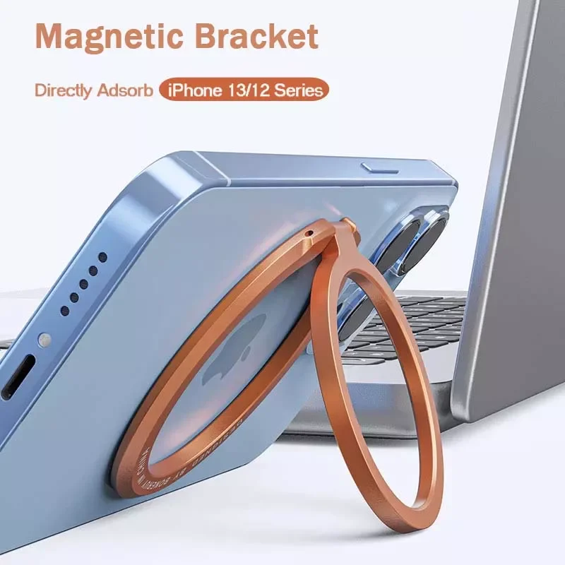 

Magnetic Cell Phone Ring Holder Compatible for iPhone 13 Pro Max Mini 12 Series Mag Safe Removable Cell Phone Grip Kickstand