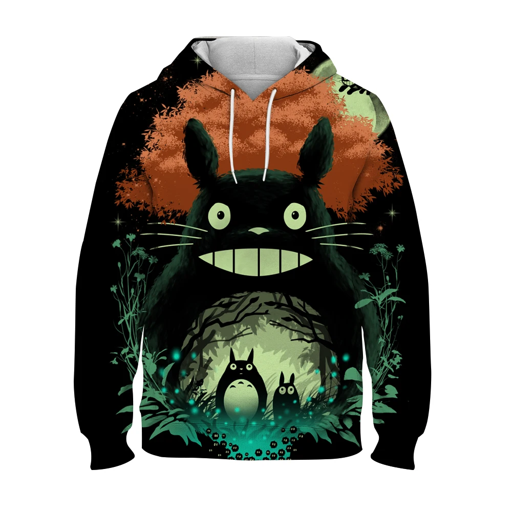 

Men's Hoodies Sweatshirt 3D Print Ghibli Streetwear Harajuku Pullover Hip Hop Jacket Men Women Tracksuit Oversized Hoodie