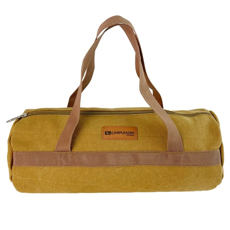 

Outdoor Tool Kit Nail Storage Bag Camping Cylinder Handbag Hammer Accessories Wear-resistant Canvas Bag