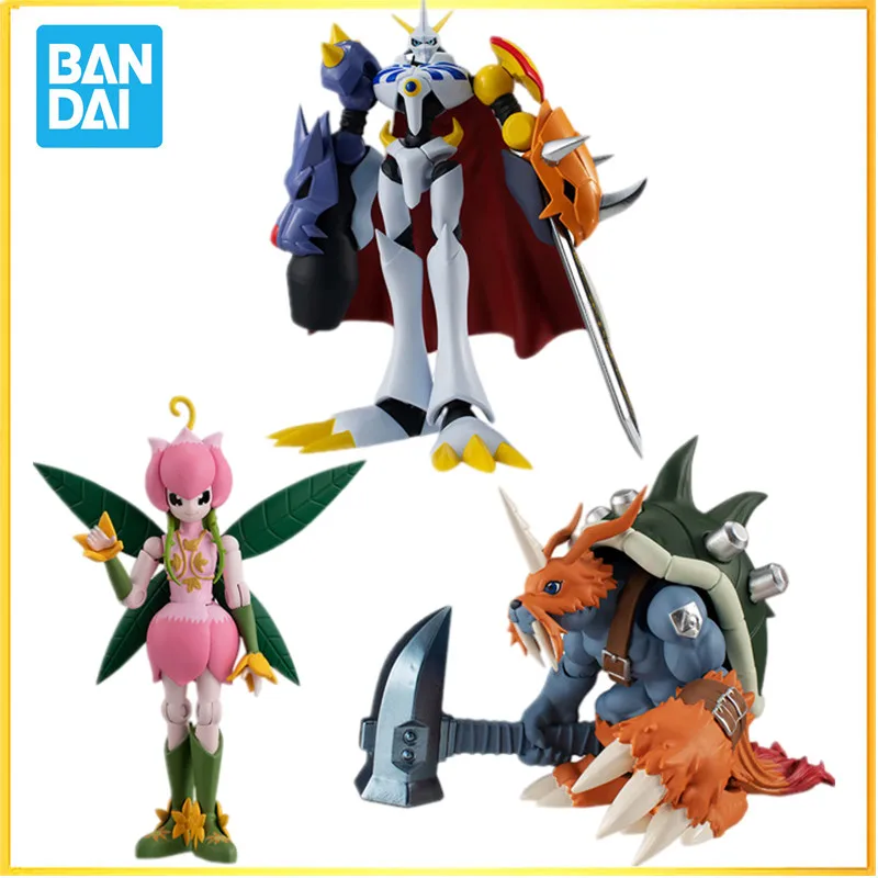 В наличии Bandai подлинный дигимон Монстр Shodo Limimon Zudomon Omegamon аниме экшн-фигурки модели игрушки
