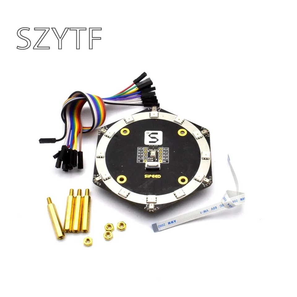 1 шт. sipeed 6 + 1Mic массив источник звука локализация Beamforming распознавание речи микрофон массив