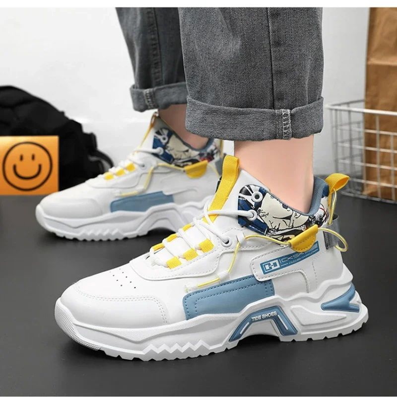 Мужские кроссовки вулканизированная подошва 35-47 цвет в ассортименте